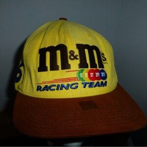 M&M's Racing Team Yellow and Brown Cap